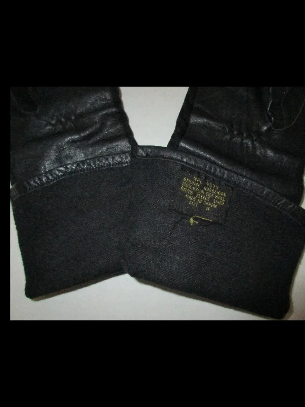 Horsehide Made In Japan vintage 1960